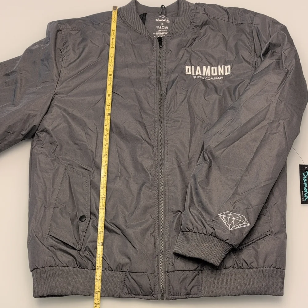 Diamond Supply Co. Charcoal Bomber Jacket - Picture 5 of 10